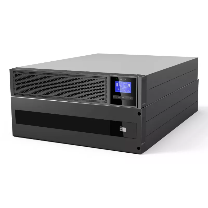 SAI LevelOne VOLTA UPS-2110 online doble conversión 10KVA/10000W 6U rack/torre Negro