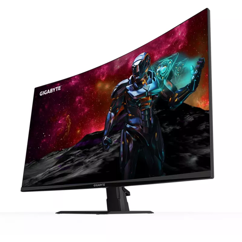 Monitor gaming curvo GIGABYTE GS32QC 31,5 pulgadas QHD - 2560 x 1440, 1500R, 165Hz, 1ms, 300 cd/m², FreeSync Premium, HDR Ready, HDMI 2.0, DisplayPort 1.4