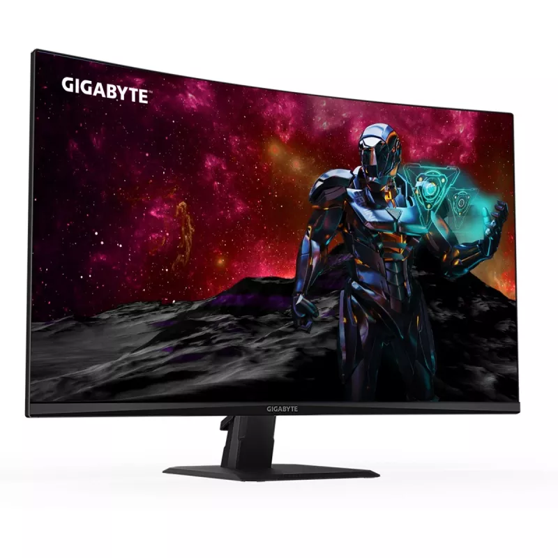 Monitor gaming curvo GIGABYTE GS32QC 31,5 pulgadas QHD - 2560 x 1440, 1500R, 165Hz, 1ms, 300 cd/m², FreeSync Premium, HDR Ready, HDMI 2.0, DisplayPort 1.4