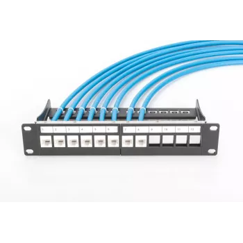Cable de instalación DIGITUS CAT 6A U/UTP Dca AWG 23/1 LSOH 100m Azul rollo
