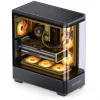Torre Midi Jonsbo TK-5, ATX, cristal templado - Negra