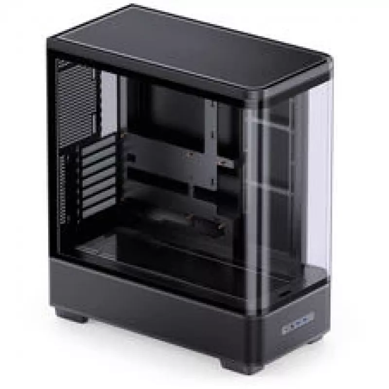 Torre Midi Jonsbo TK-5, ATX, cristal templado - Negra