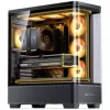 Torre Midi Jonsbo TK-5, ATX, cristal templado - Negra