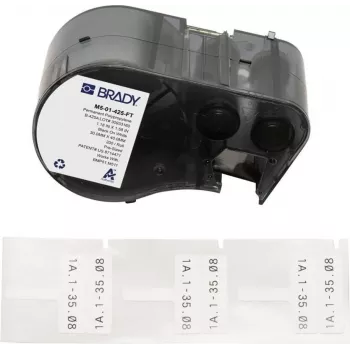 Etiquetas de bandera de polipropileno Brady BMP51 M511 para cables y conductos (M5-01-425-FT)