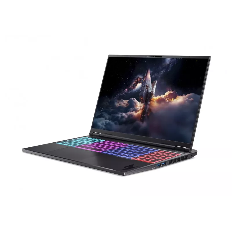 Portátil gaming Acer Nitro 16 AI AN16-61-R3U5, 16 pulgadas WQXGA IPS 180Hz, AMD Ryzen AI 9 365, 32GB DDR5, 1TB SSD, GeForce RTX 5070 Ti, Windows 11 Pro