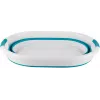 Beldray LA034816TQFEU7 Cesto de ropa plegable, blanco/menta