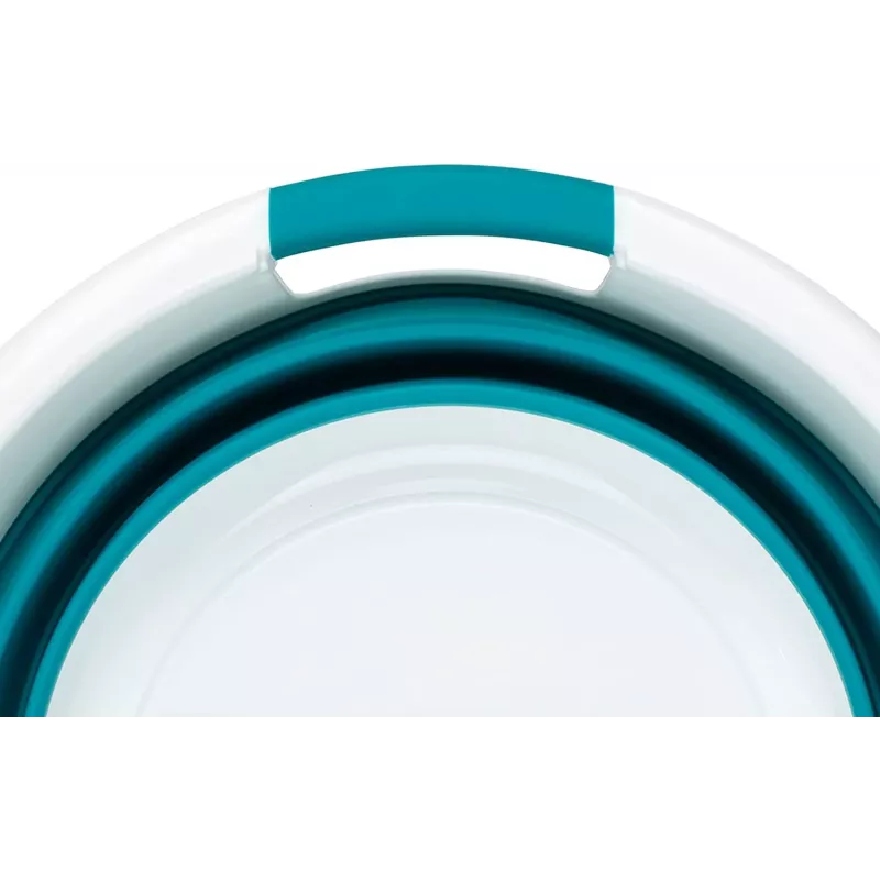 Beldray LA034816TQFEU7 Cesto de ropa plegable, blanco/menta