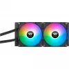 Thermaltake TH280 V2 ARGB Refrigeración líquida todo en uno para CPU, radiador de 280mm, 2 ventiladores PWM de 140mm, placa fría de cobre, iluminación RGB direccionable