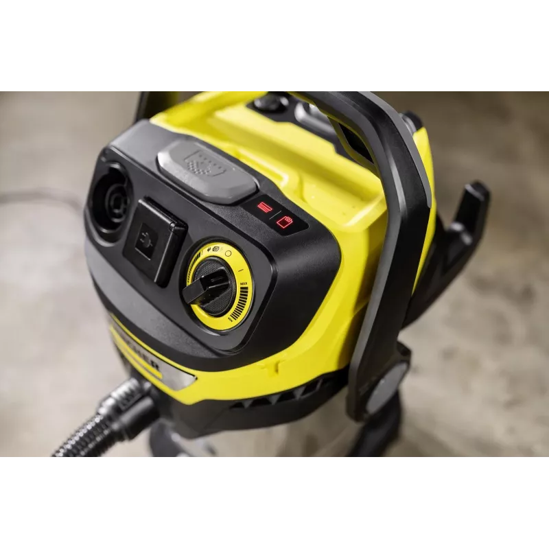 Kärcher WD 7 Control P S 30/6/35/T Aspirador en húmedo y seco, 1400 W, 30 L, acero inoxidable