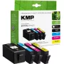 KMP PRINTTECHNIK KMP Multipack de cartuchos de tinta remanufacturados para HP 912XL (3YP34AE) - negro, cian, magenta, amarillo - pack de 4 alto rendimiento