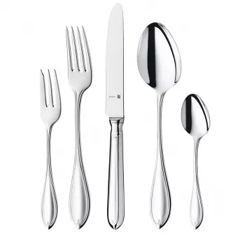 WMF Premiere Juego de cubiertos de 30 piezas, acero inoxidable Cromargan Protect
