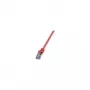LogiLink PrimeLine Cable de red Cat.6A S/FTP PIMF 0,25m rojo