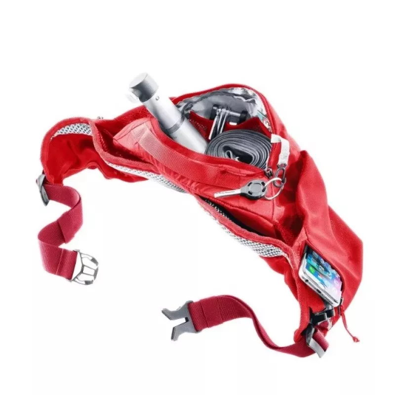 Deuter Pulse 3 riñonera 3L Cherry-Masala Red