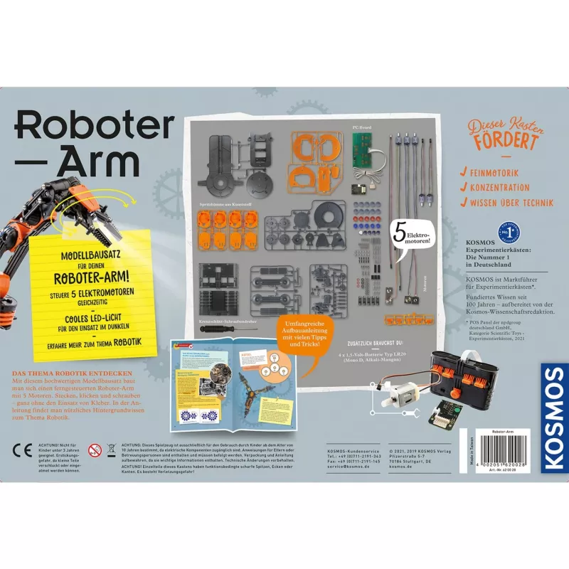 KOSMOS Kit de experimentos brazo robótico 620028