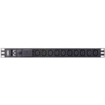 ATEN Basic PDU PE0210SG - Unidad de distribución de corriente (montaje en rack) - AC 100-240 V - 3840 VA - Entrada IEC 60320 C20 - Salidas: 10 x IEC 60320 C13 - 1U - 3,05 m