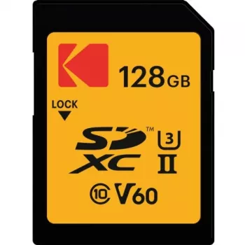 Kodak SDXC 128GB UHS-II U3 V60 Ultra Pro tarjeta de memoria