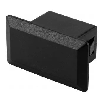 EFB Elektronik Tapones ciegos de plástico negros para agujeros SC dúplex/LC cuádruple/ST dúplex, pack de 100 uds.