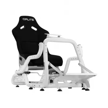 OPLITE Cockpit GTR S8 Infinity Force White simulador de carreras cockpit
