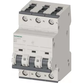 SIEMENS SENTRON 5SY4 interruptor automático magnetotérmico 3 polos B 20A (MCB) 5SY4320-6