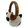Lazerbuilt Squishmallows Cam the Cat Auriculares Bluetooth para niños - auriculares inalámbricos over-ear con micrófono, volumen seguro para niños (85dB), hasta 10h de batería, USB-C, rosa/blanco