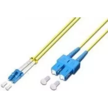 Lightwin LDP-09 LC-SC 5.0 cable de fibra óptica monomodo dúplex, LC a SC, 5 m, amarillo, LSZH