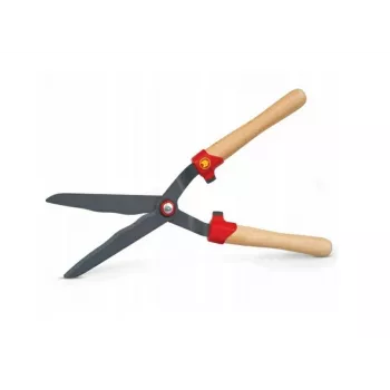 WOLF-Garten HS-WW Tijeras de seto con filo ondulado y mangos de madera