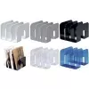 Durable Expositor de folletos TREND 2, DIN A5, horizontal, Gris, poliestireno, 1 bolsillo, soporte de sobremesa, 215x165x35 mm