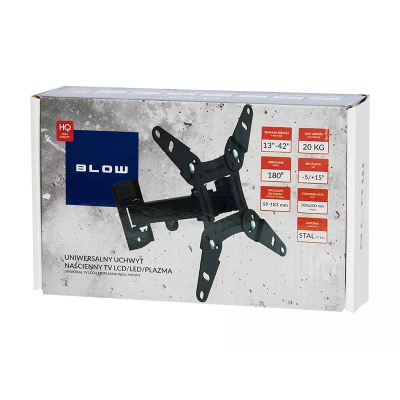BLOW Soporte para TV LCD HQ 13-42 TYP X con bisagra 180°