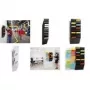 DURABLE FLEXIBOXX 12 A4 expositor de folletos vertical, transparente, montable en pared, 12 compartimentos, 240 x 1000 x 100 mm
