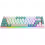 Defender VEXX GK-084 Teclado gaming mecánico, formato 75%, interruptores Outemu Red, Blanco