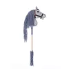 TOOTINY HOPPIHORSE caballito de peluche con palo A4, gris