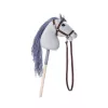 TOOTINY HOPPIHORSE caballito de peluche con palo A4, gris
