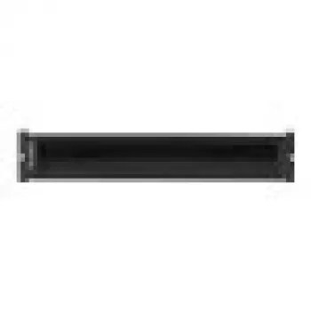 Lanberg AK-1106-B panel pasacables con cepillo para armario FF01 de 19", negro