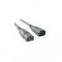 Bachmann Cable alargador IEC C14 a C13 1,0 m Gris (356.902)