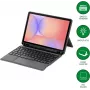 4smarts Funda con teclado Solid Pro QWERTZ para Samsung Galaxy Tab S10 Lite (496609)