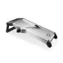 GEFU WELO Cortador de verduras - Mandolina en V con 4 ajustes, Negro/Plata