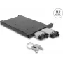 Delock Marco adaptador para 2 x SSD M.2 NVMe con conector SFF-8654 para bahía Slim-ODD de 12,7 mm (47138)