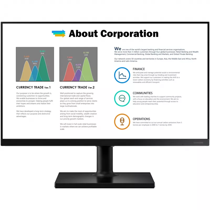 Samsung LF27T450FQRXEN Monitor 27