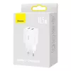 Baseus Cargador de pared compacto universal blanco AC 10,5W 2 puertos USB-A