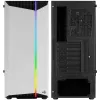 Aerocool Bionic V1 Semitorre, RGB, Cristal Templado - Negro/Blanco
