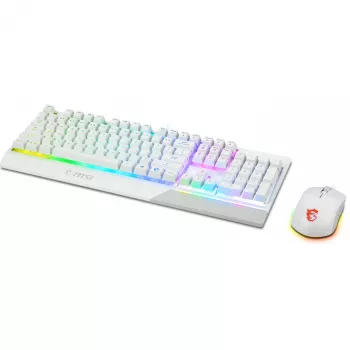 MSI Vigor GK30 Combo Blanco Conjunto Teclado y Ratón Gaming (Distribución DE)
