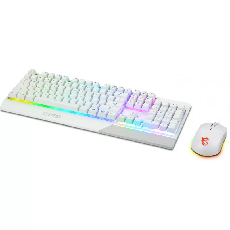 MSI Vigor GK30 Combo Blanco Conjunto Teclado y Ratón Gaming (Distribución DE)