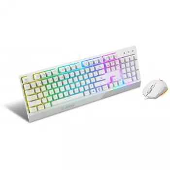 MSI Vigor GK30 Combo Blanco Conjunto Teclado y Ratón Gaming (Distribución DE)