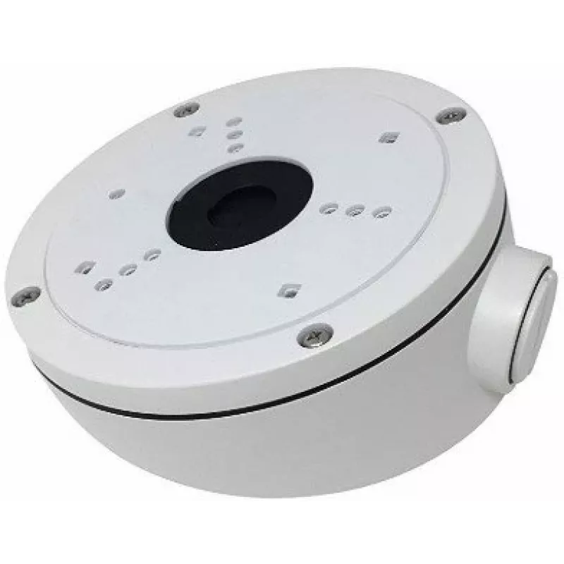 Hikvision DS-1281ZJ-S Caja de Conexión para Cámaras Dome/Turret, Blanco, Aleación de Aluminio