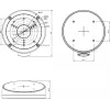 Hikvision DS-1281ZJ-S Caja de Conexión para Cámaras Dome/Turret, Blanco, Aleación de Aluminio
