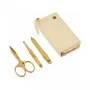 ZWILLING Set de Manicura y Pedicura 3 Piezas con Tijeras de Uñas, Estuche de Piel (97747-001-0)