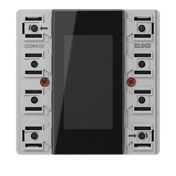 JUNG KNX Módulo Controlador de Sala Compacto 4 Canales LS5294D1ST Acero Inoxidable Serie LS