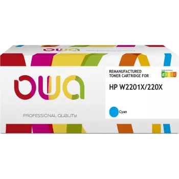 ARMOR ALL OWA Cartucho de Tóner Compatible para HP W2201X / 220X Cian (5.500 Páginas) K16557OW