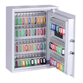 OLYMPIA GOsafe 50B Caja Fuerte para Llaves, Polipropileno (PP), Gris, 71 Ganchos, Código, 450 x 360 x 120 mm