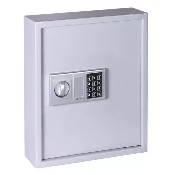 OLYMPIA GOsafe 50B Caja Fuerte para Llaves, Polipropileno (PP), Gris, 71 Ganchos, Código, 450 x 360 x 120 mm